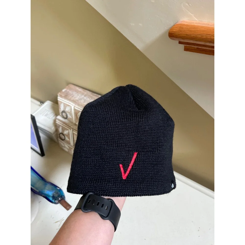 The North Face Bones Beanie Hat Mens Black Fleece Lined Winter Cap